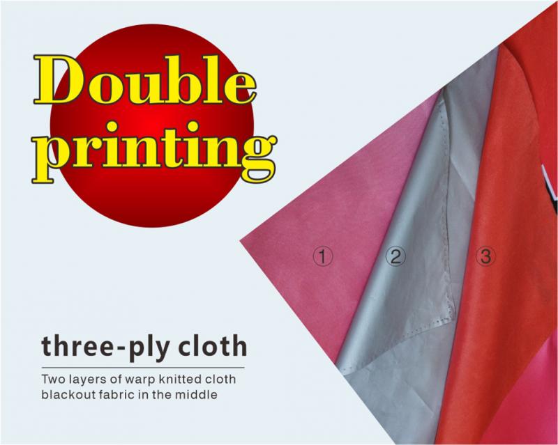 feather flag double side printing